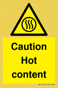 Caution Hot content